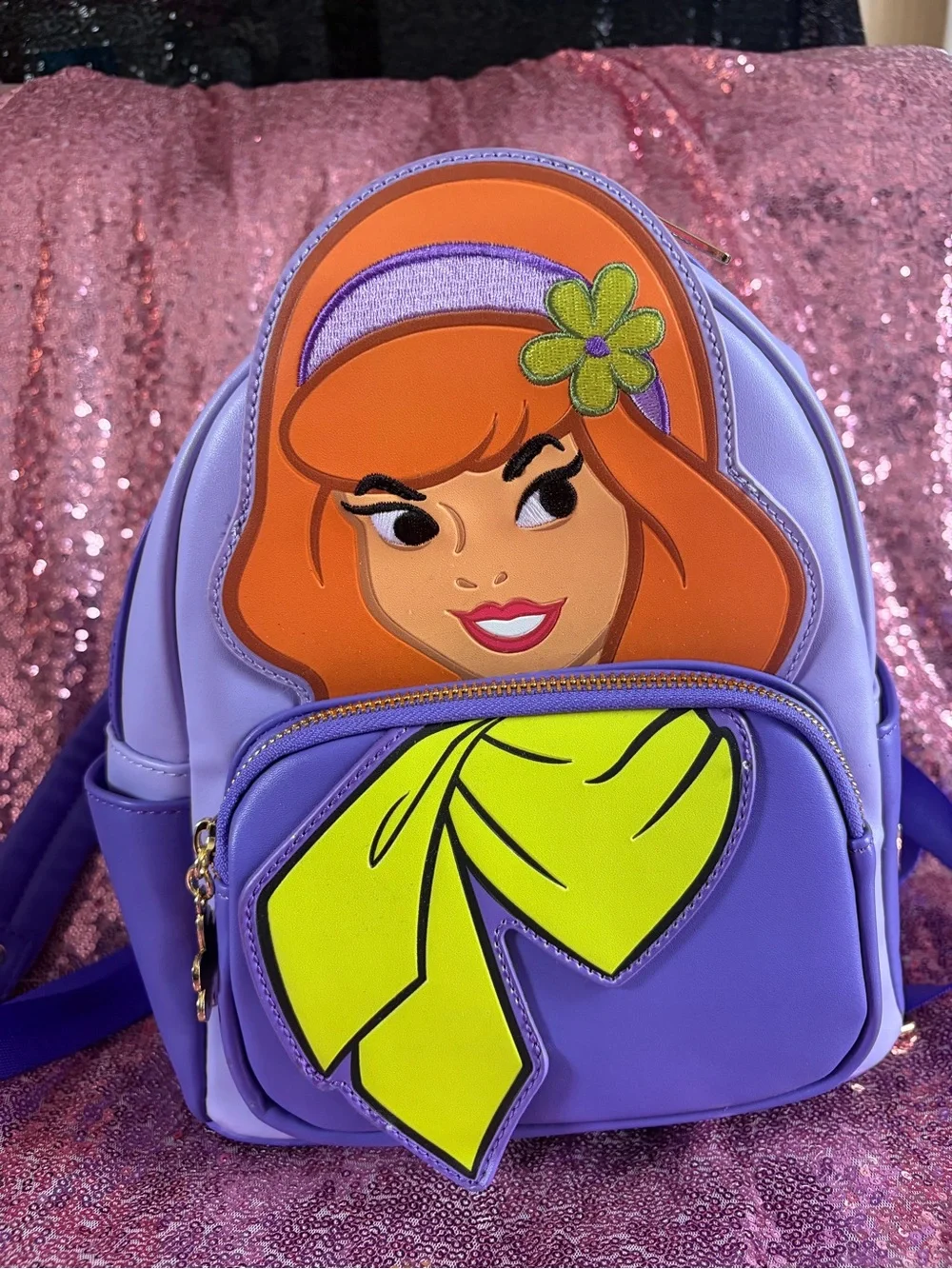 Daphne Scooby Doo Loungefly Cartoon Character Mini Backpack NWT